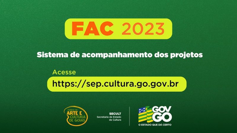 Fac 2023 anuncia sistema de acompanhamento dos projetos